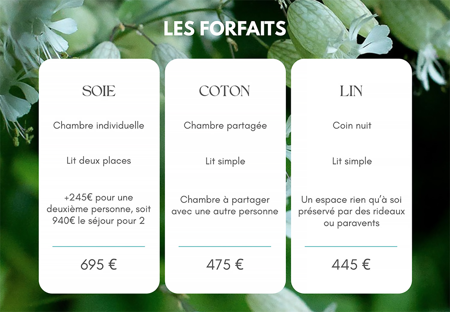 Forfait Thouy 2026
